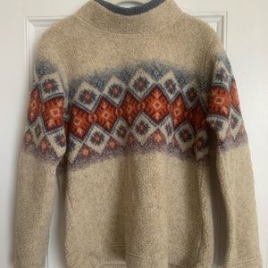 Mock Neck Vintage Sweater